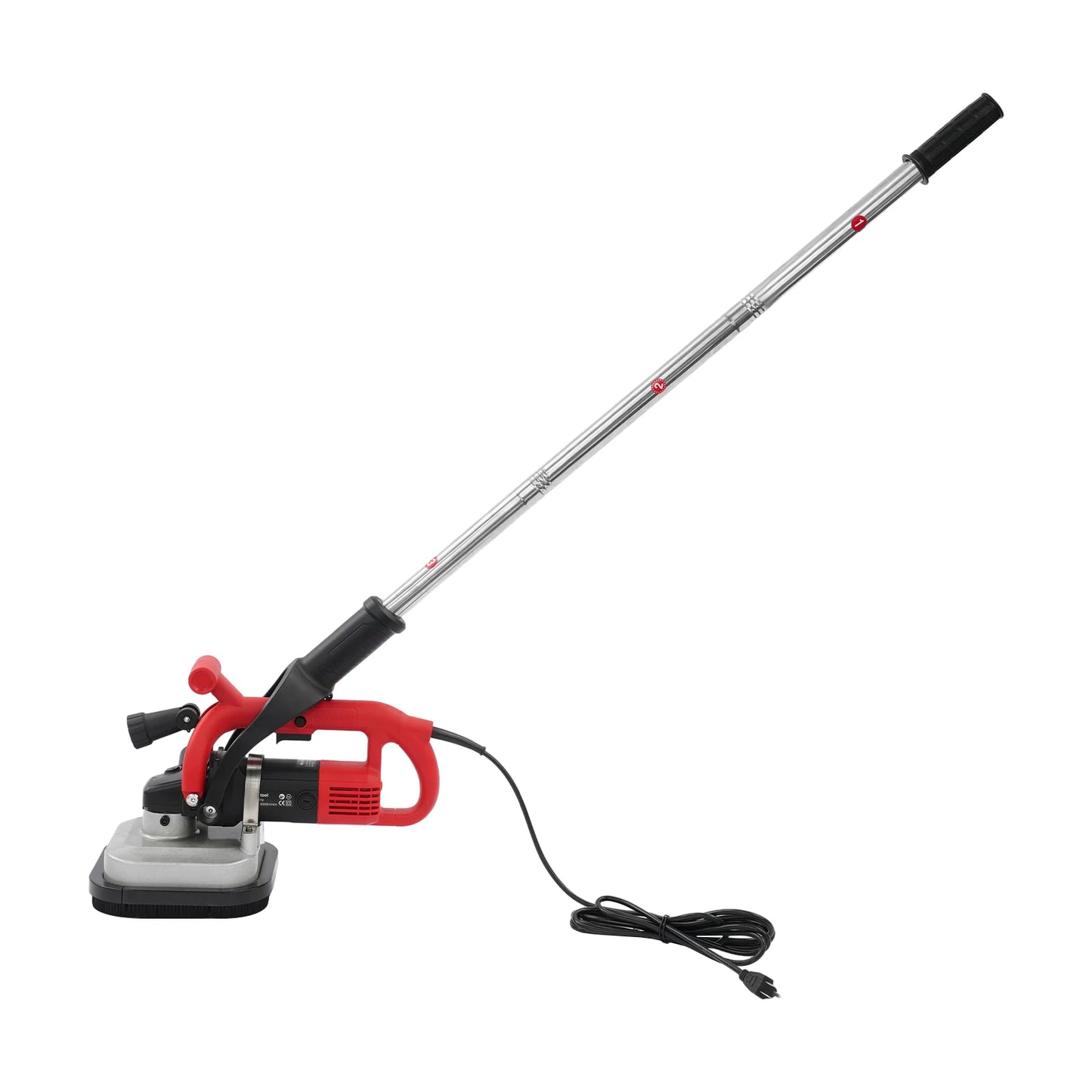 4-Head Concrete Floor Grinder, 3800W Concrete Floor Polisher, Concrete Surface Grinding Machine with Extension Rod 6-Speed