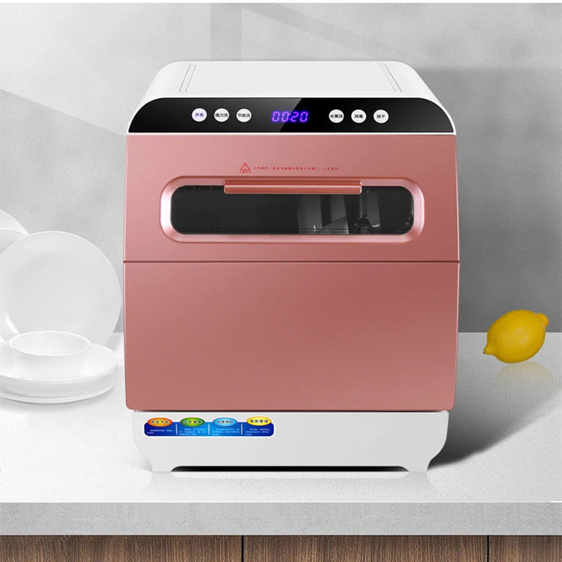 1200W Household Dishwasher Washing Machine Fully automatic Dishwashers Desktop Dish Washers Small Disinfecting Dishwasher Mini