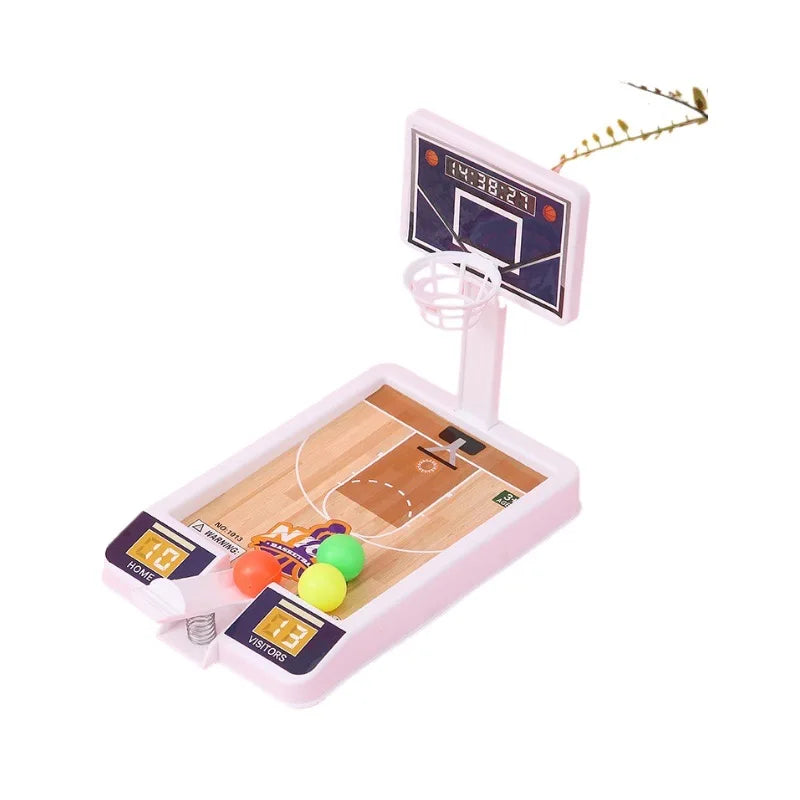 1 Pcs+1 Ball Random Color Indoor and Outdoor Interactive Basketball Games Puzzle Gifts Children's Mini Shooting Toys