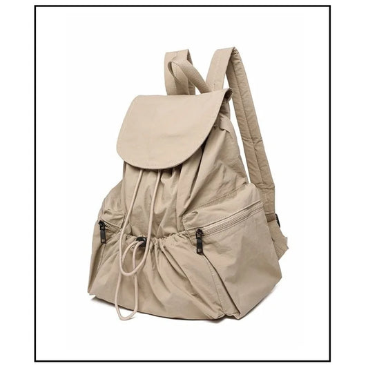 New Korean niche largecapacity lightweight nylon cloth shoulder bag girls casual travel commuting college students backpacks