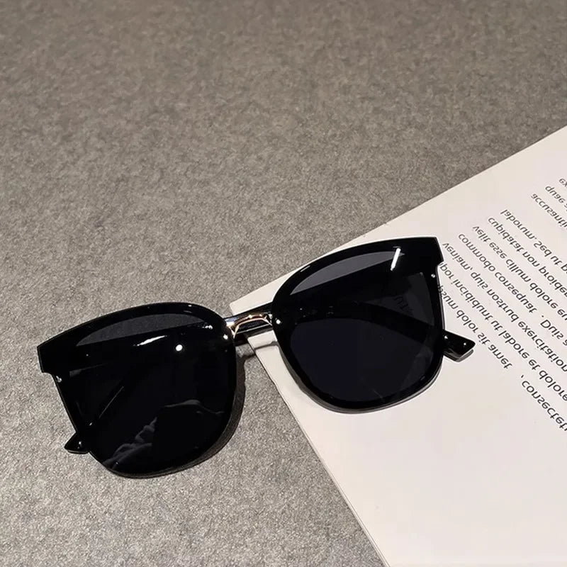 Sunglasses for women, high-end and slimming, polarized sunscreen sunglasses, large square frame, men's driving glasses