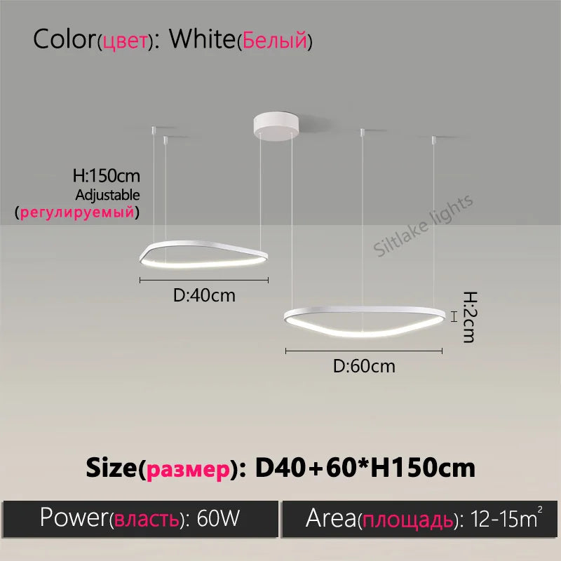 Modern Designer Chandelier Hanging Lamp Pendant Lamps for Ceiling Modern Home Decor Ornaments Interior Lighting Pendant Lamp