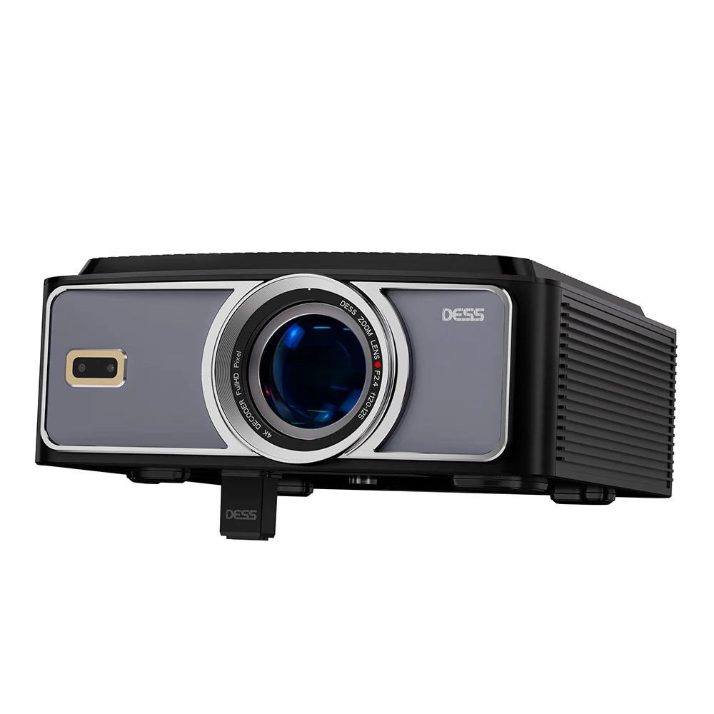 DESS Full HD 1080P Native Video Projector C5 Pro Home Theater Projectors Portable 4K Bluetooth And Wifi Smart TV Auto Focus
