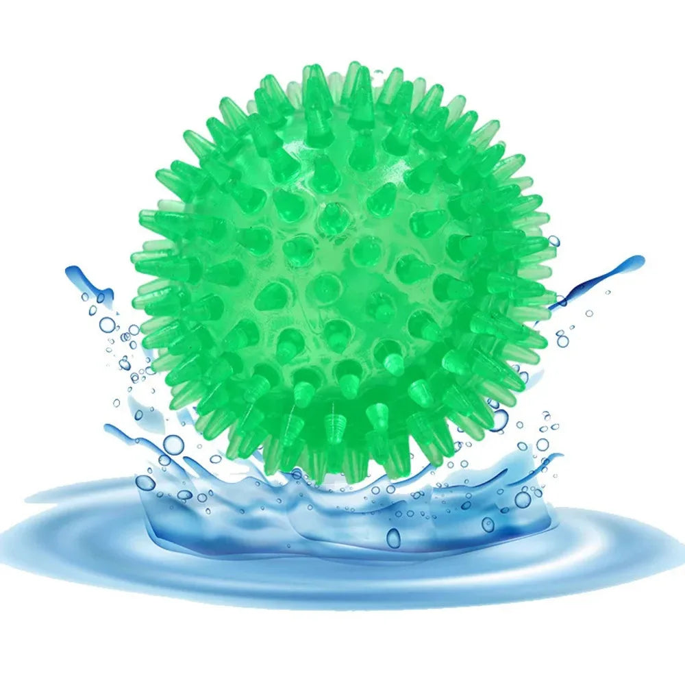 Pet Chew Toys Teeth Grinding Squeaky Tooth Cleaning Ball Cat Puppy Sounding Toy Dog Interactive Toys Pet Supplies