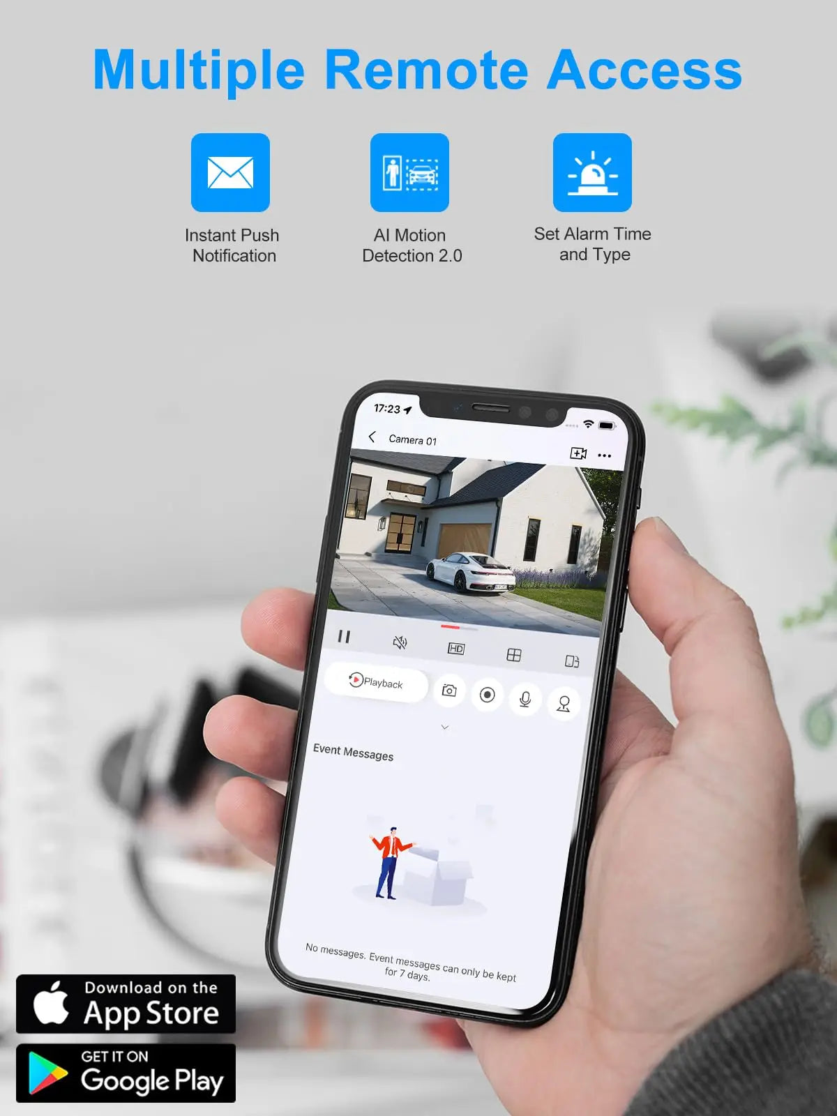 Anpviz 12MP 32CH PoE NVR DS-7632NXI-K2/16P 16 Port  Network Video Recorder up to 20TB HDD 24/7 Recording  Security Camera System