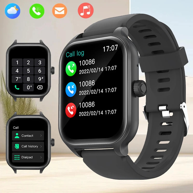 HOT New full touch screen smart watch, multifunctional smart sports watch, can answer and make calls, and has message reminders