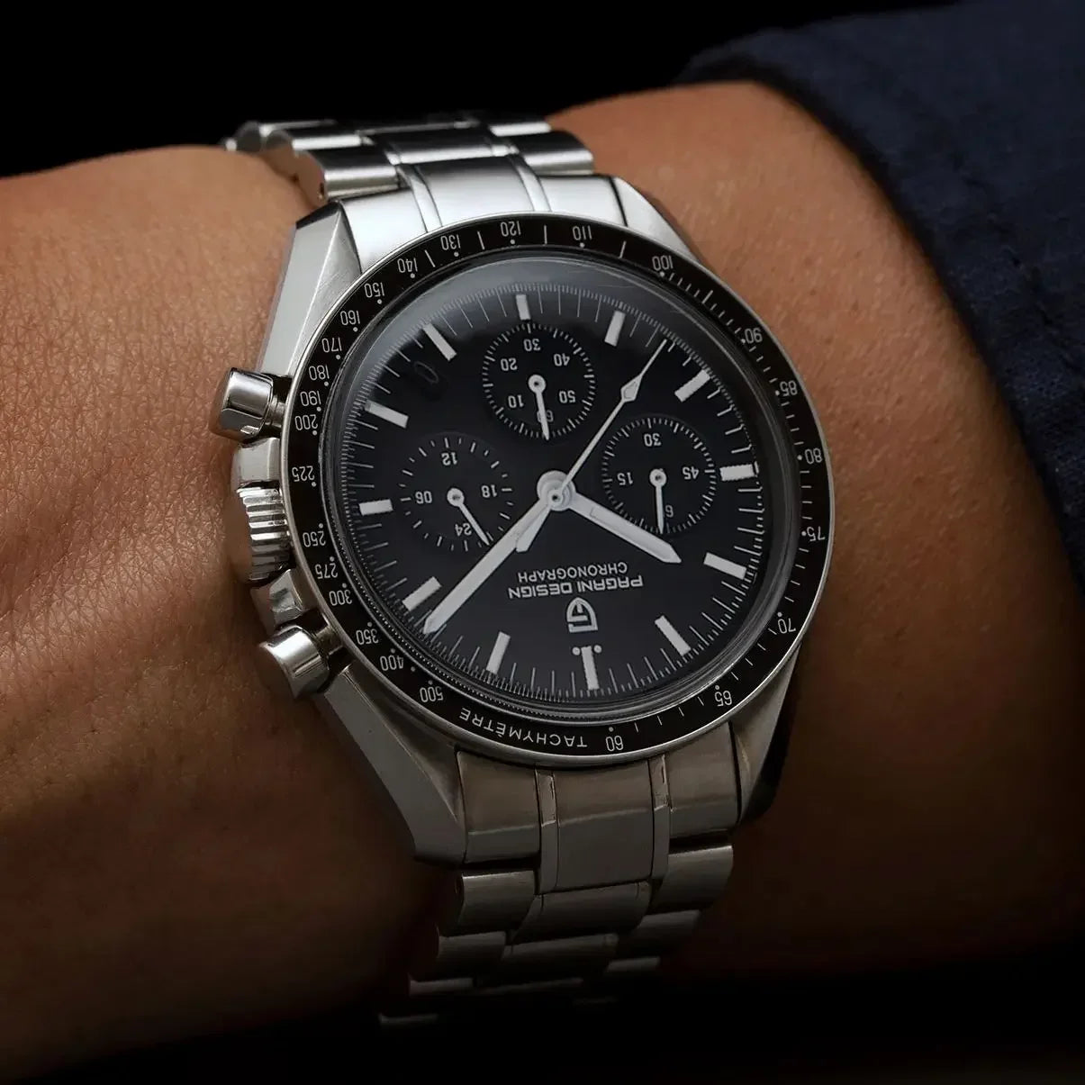 PAGANI DESIGN 2025 New Men's Watches Top Luxury Quartz Watch For Men Auto Date Speed Chronograph AR Sapphire Mirror Wrist watch