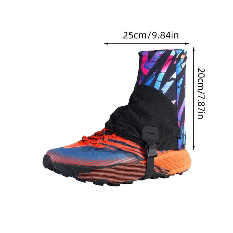 Outdoor Trail Gaiters Low Ankle Gaters Protective Shoe Cover Breathable Sand prevention for Running Hiking Trail Racings