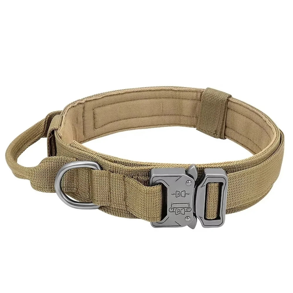 Big Dog Harness Vest Breathable Easy Handle Tactics Dog Collar Medium Strong Nylon Elastic Pet Dog Leash