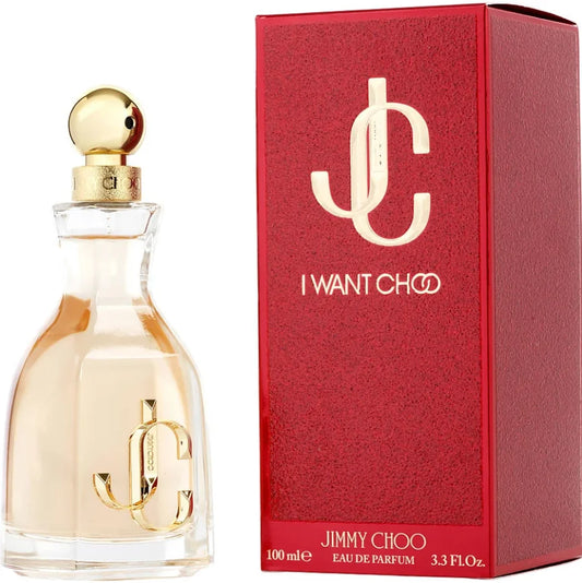 Jimmy Choo I Want Choo women Eau De Parfum Spray 100ml Floral Woody Original Long-Lasting Fragrance