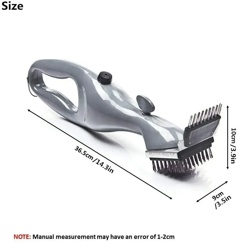 Stainless Steel Barbeque Grill Steam Brush Outdoor Steam Cleaning Brushes BBQ Cleaner Suitable Accessories Kitchen Tool