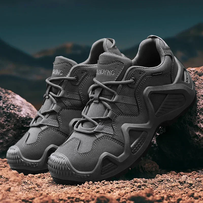 Mens Field Hunting Climbing Hiking Shoes Outdoor Combat Tactical Desert Boots Male Training Waterproof Sports Shoes Zapatos