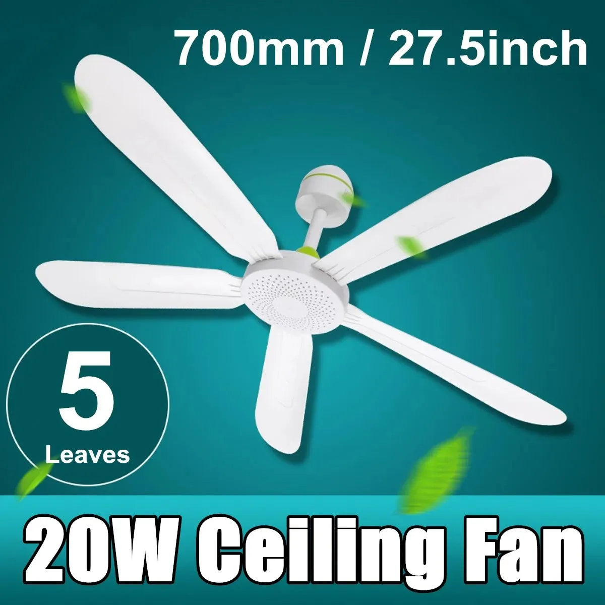 220V AU/EU/UK Silent 5 Leaves Ceiling Canopy fan with 1.8m switch Hanging Fan for Camping Bed Dormitory Tent  celling fan