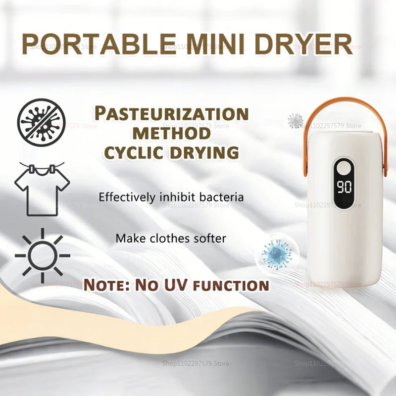 Electric Clothes Dryer Foldable Clothes Dryer for Light Clothes Underwear Baby Clothes for Apartments Travel Dorm RV
