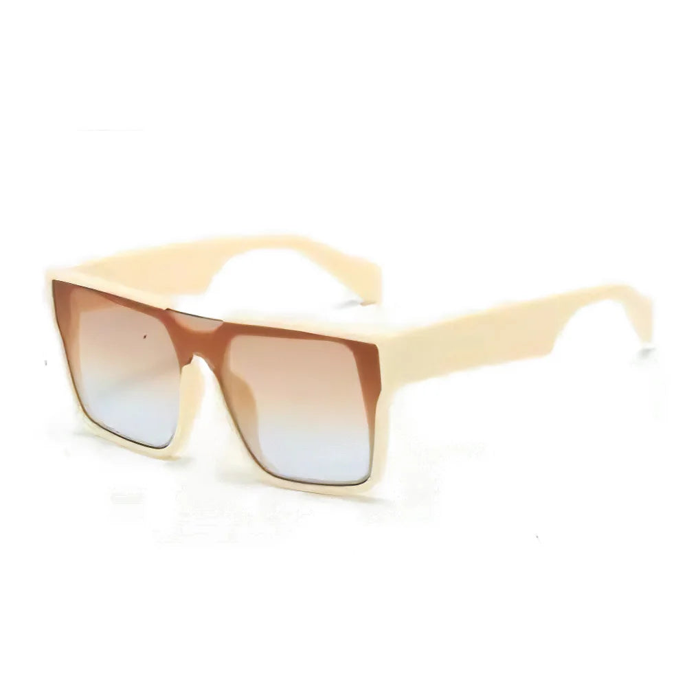 2025 New in Vintage Sunglasses for Women Lens Embedded Fashionable High-end Gradient Purple Square Glasses Sun Glasses Women