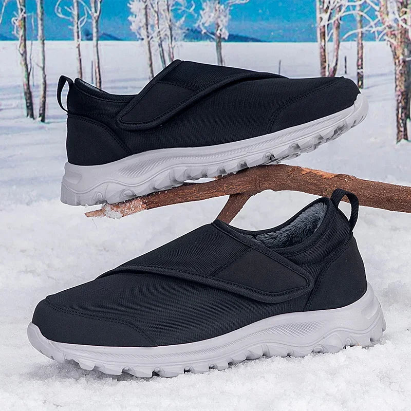 Men Shoes Wide Barefoot Winter Warm Orthopedics Wide Feet Swollen Walking Casual Shoes Thumb Eversion Adjusting Soft Sneakers