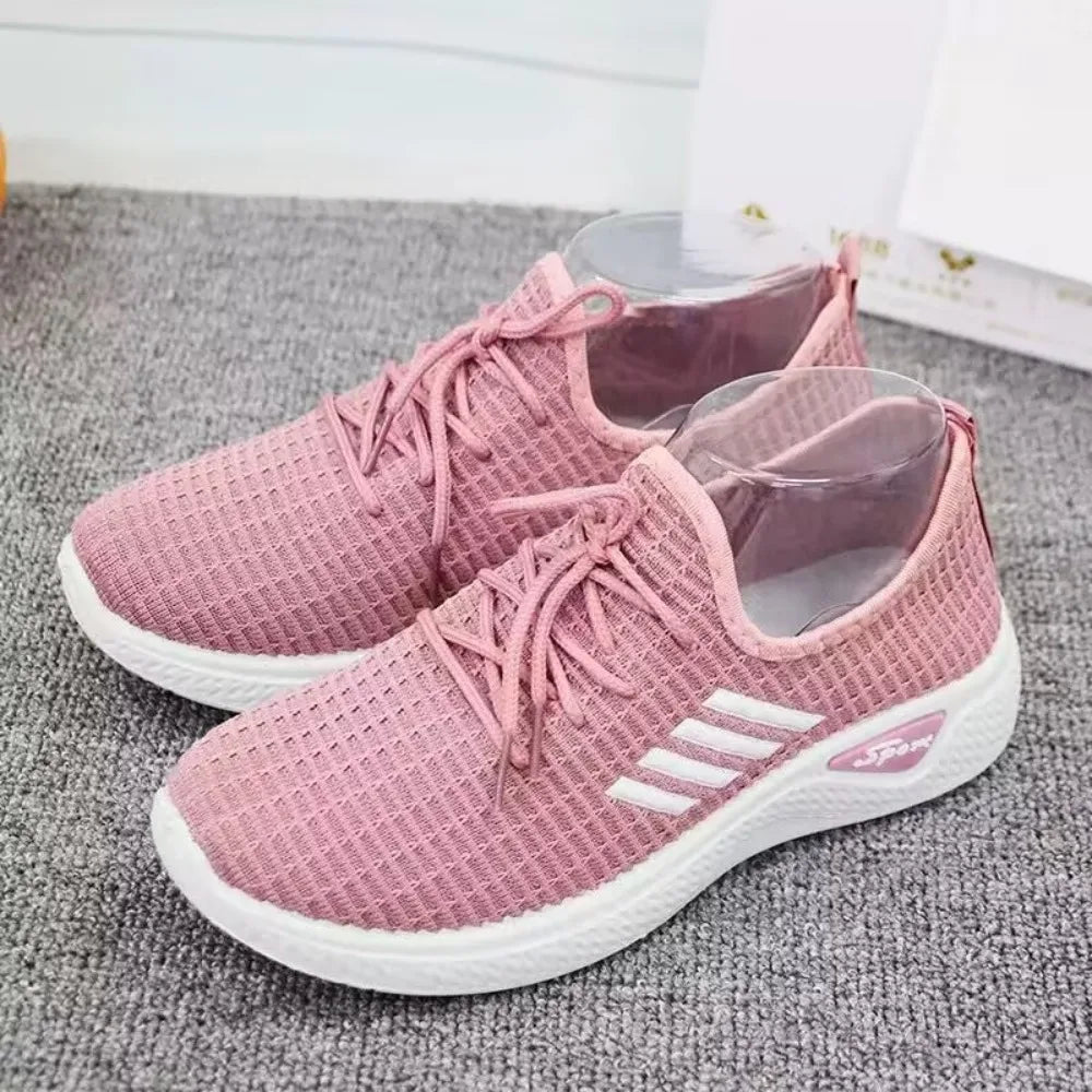 Comfortable Coconut Women's Casual Sports Shoes, Lightweight Breathable Soft-Soled Mesh Fashionable womens shoes women shoes