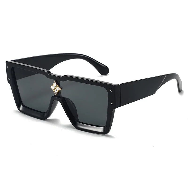 Millionaire Sunglasses For Men Vintage Square Fashion Glasses Luxury Retro Sunglasses Women Trending Punk