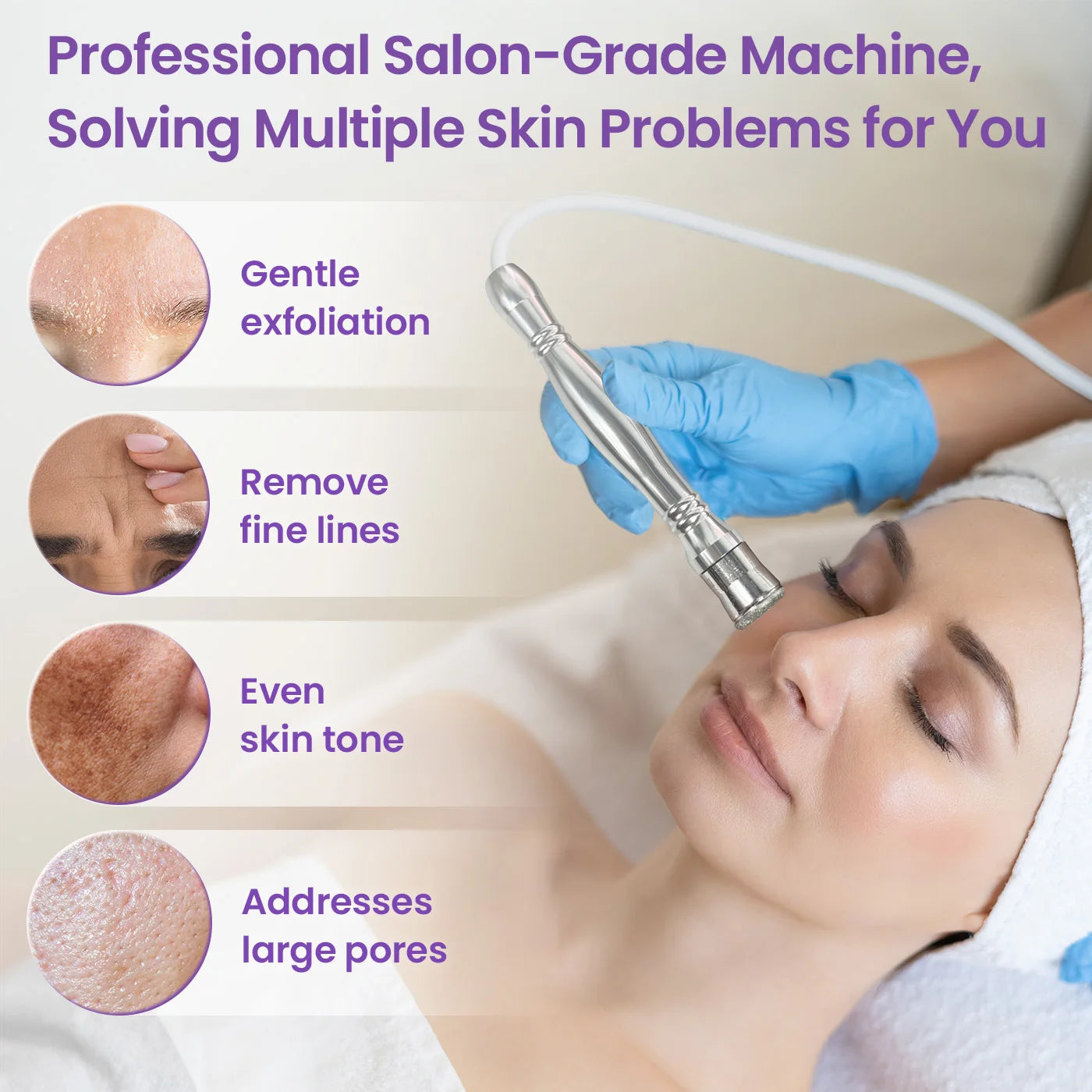 mychway New Diamond Microcrystalline Dermabrasion Skin Tightening Beauty Machine