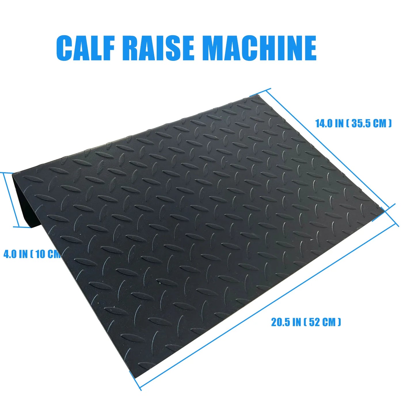 Heavy Duty Steel Extra Wide Slant Board Calf Raise Platform Non-Slip Squat Wedge Calf Stretcher for Fitness Squat and Weightling