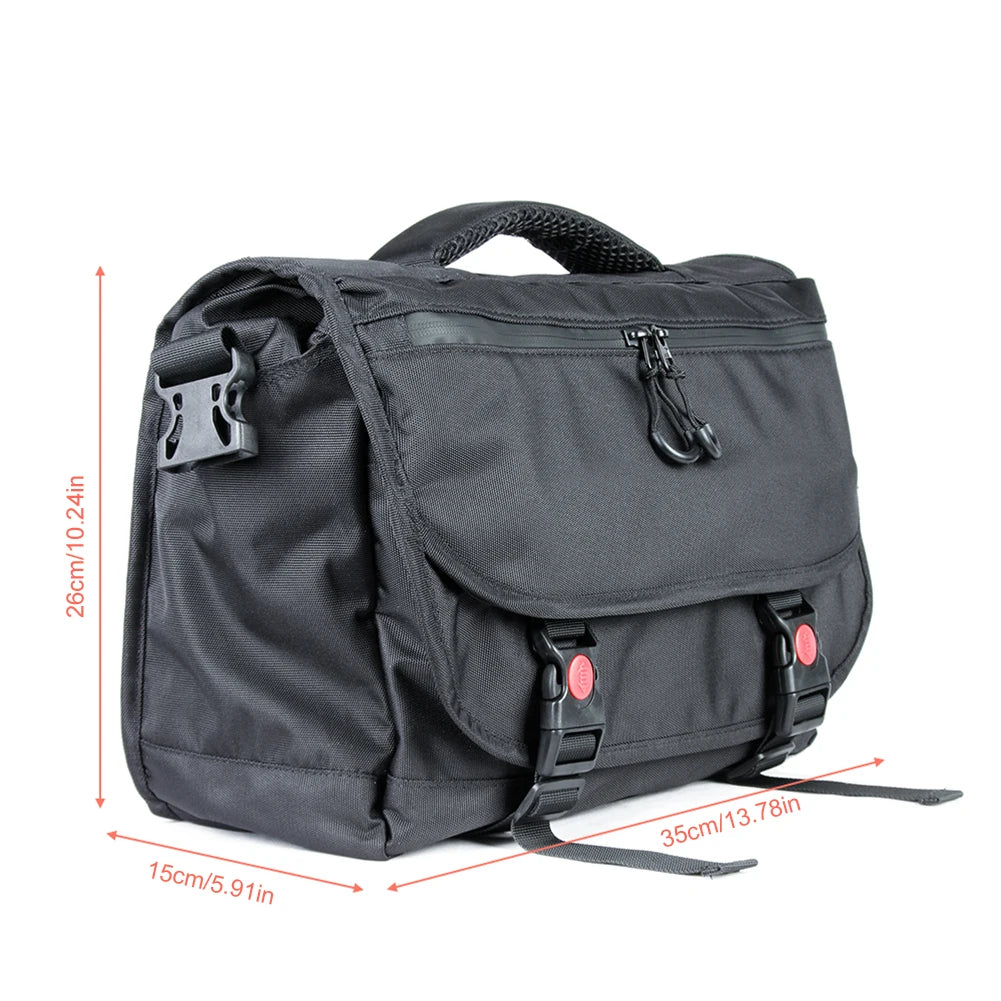 Large Capacity Waterproof Messenger Bag for Men Ideal for Motorcycles Shoulder Bag for Cycling and Outdoor Activities