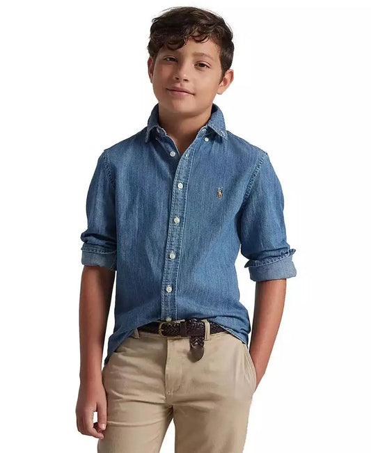 Polo Ralph Lauren | Big Boys Cotton Chambray Sport Shirt