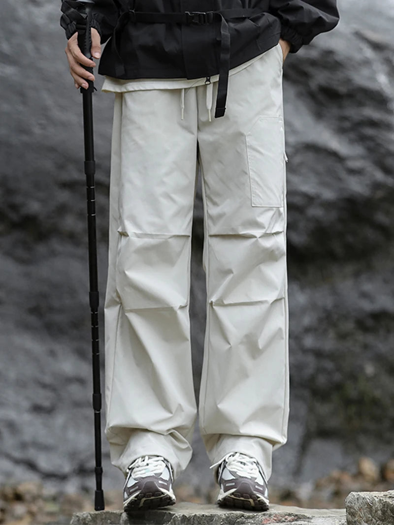 Waterproof Hiking Pants Men Lightweight Paratrooper Pants Trekking Camping Spring Summer Outdoor Pants Men Thin Casual Trousers