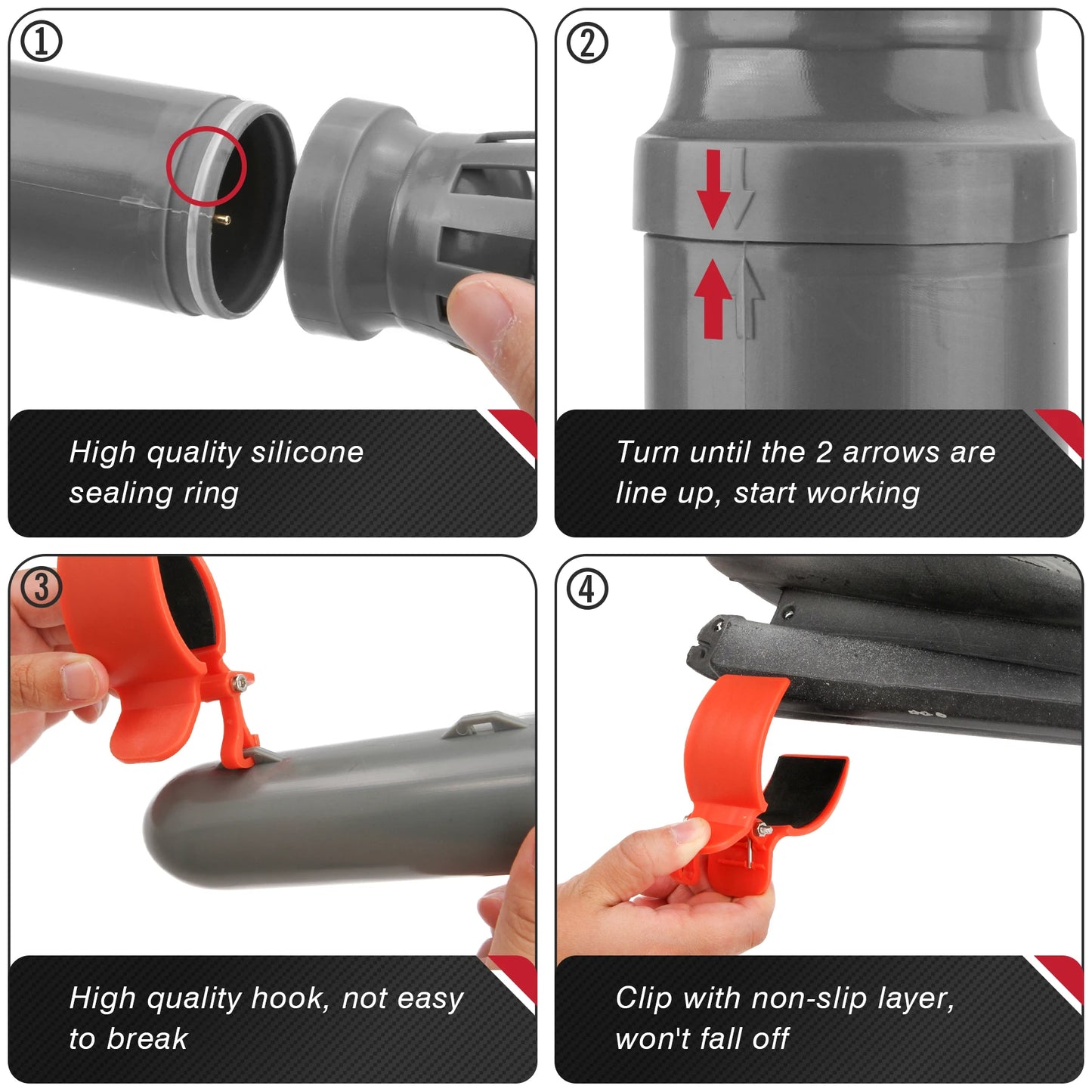 Hunting Decoy Duck Drive Motor W/Clip Waterfowl Decoy Electric Motors for Goose Duck Hunting Outdoor Equipment Hunting Accessory