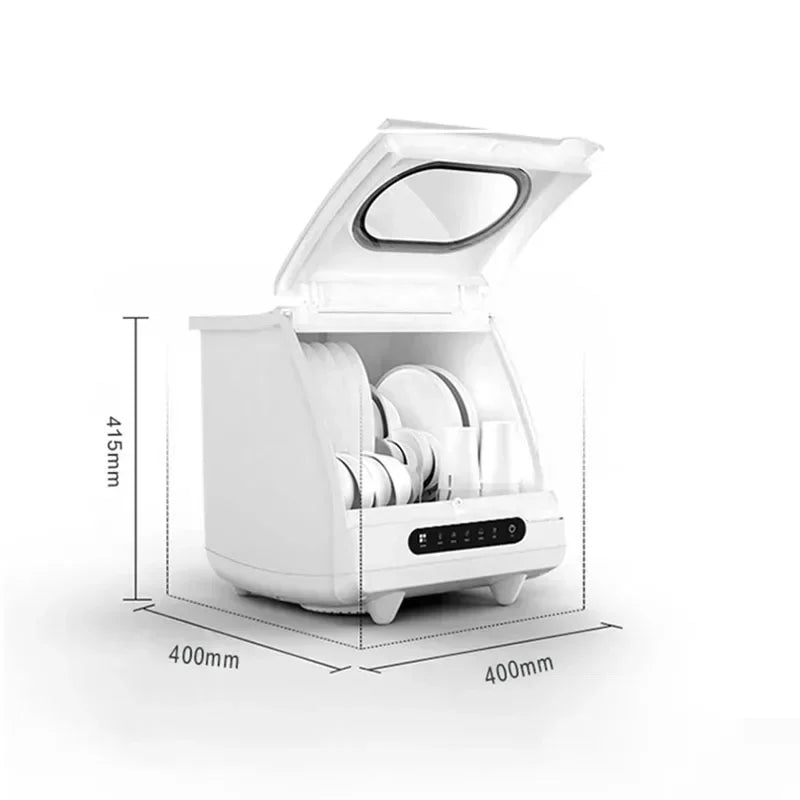 New Dishwasher Compact/Portable Dish Washer Desktop Drying And Disinfection One-piece Fully Automatic Dishwasher-free