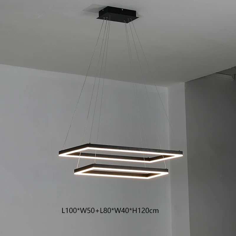 Living room pendant lamp 2024 new simple modern atmosphere hall main lamp Nordic creative designer restaurant lamp