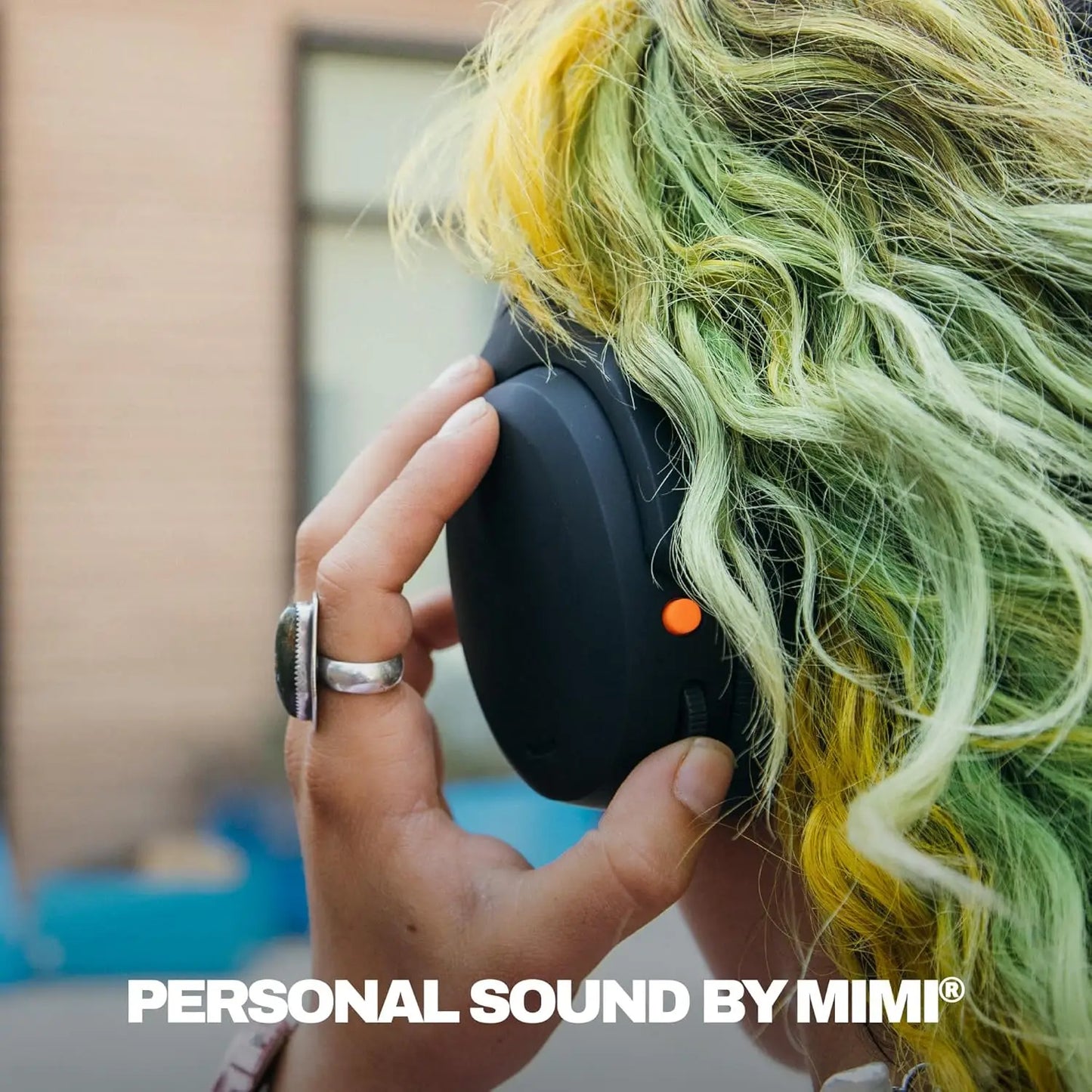 Wireless Over-Ear Bluetooth Headphones with ANC, 60H Battery, Multi-Sensory Bass, USB-C Cable - True Black