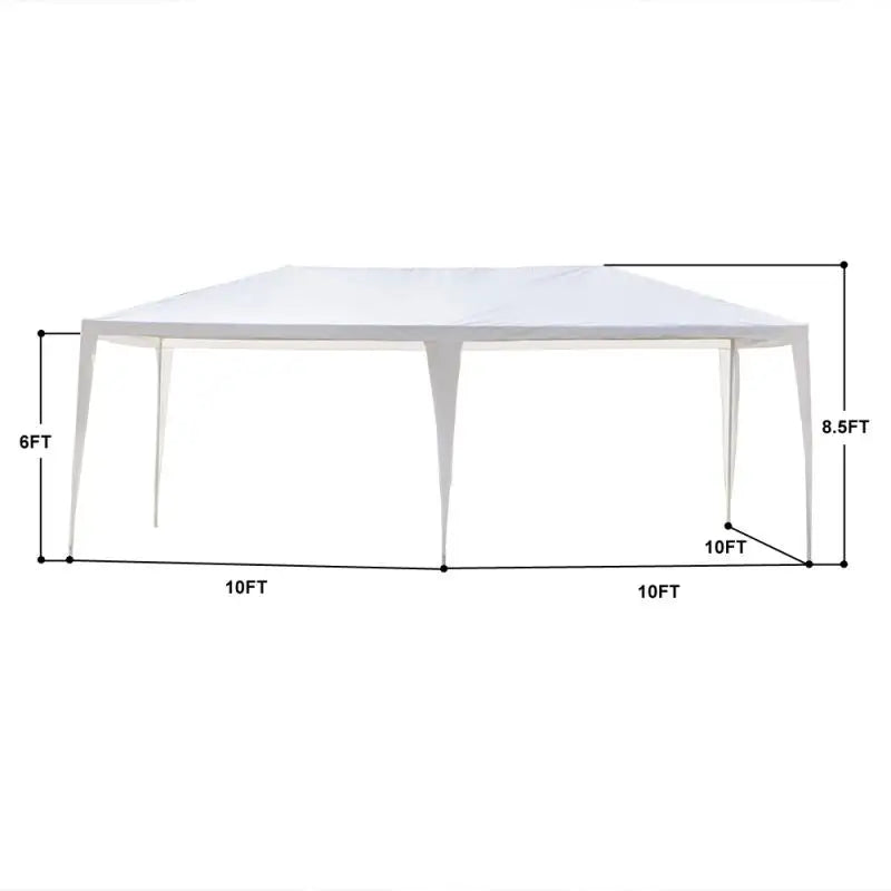 Outdoor Party Tent With Spiral Tube Non-Cloth Patio Camping Gazebo Shelter Awning Wedding BBQ Events Tent Garden Shade Supplies