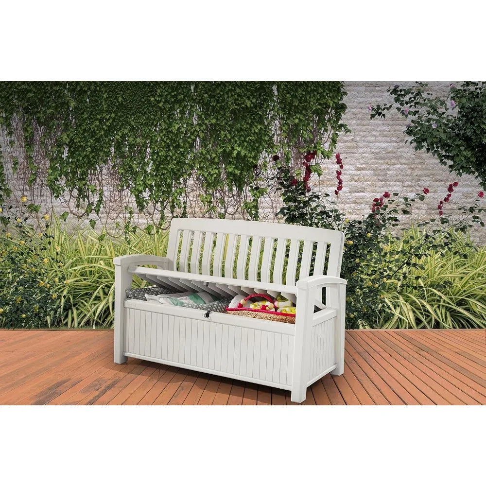 Cottage Garden and Patio Bench Trunk, 227 liters