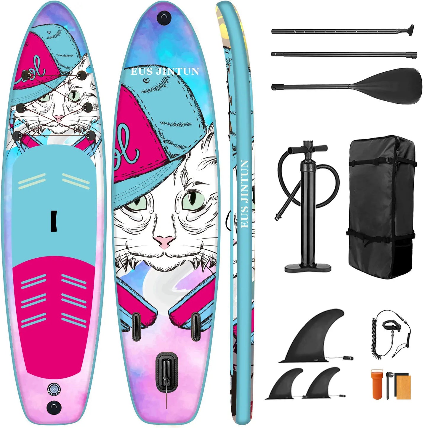 Multiple Logos Multiple Sizes Inflatable Sup Paddle Board Surfing Standing Surfboard Surf Board For Water Sports