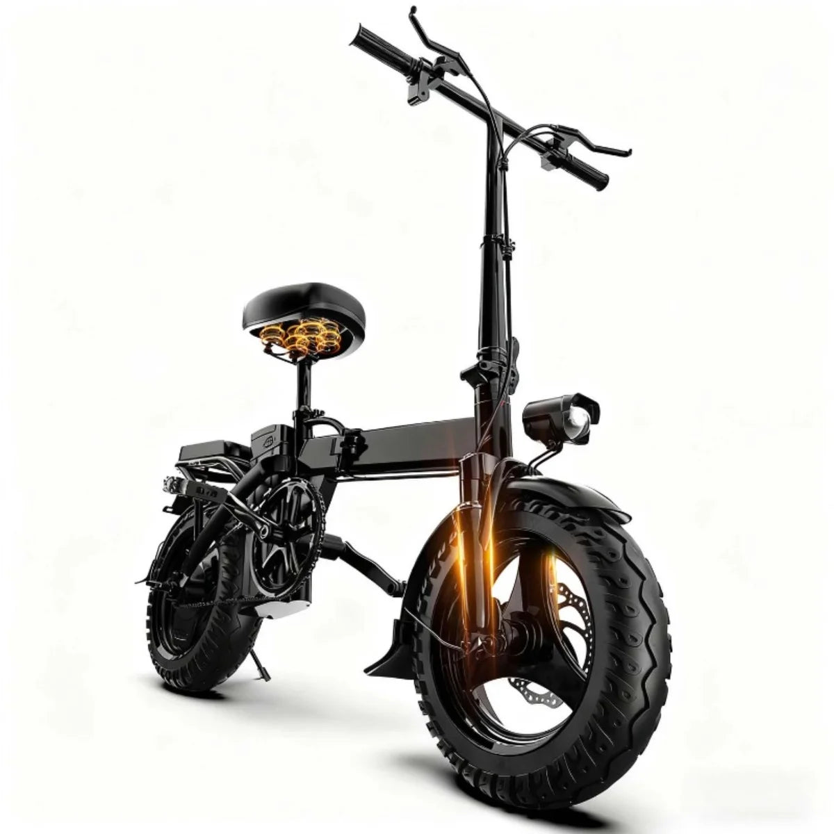 New Arrival Cheap Electric Bike,48v Aluminum Alloy 1000w Peak Motor Ebike,adjustable Front Brake Seat,folding Electric Bicycle