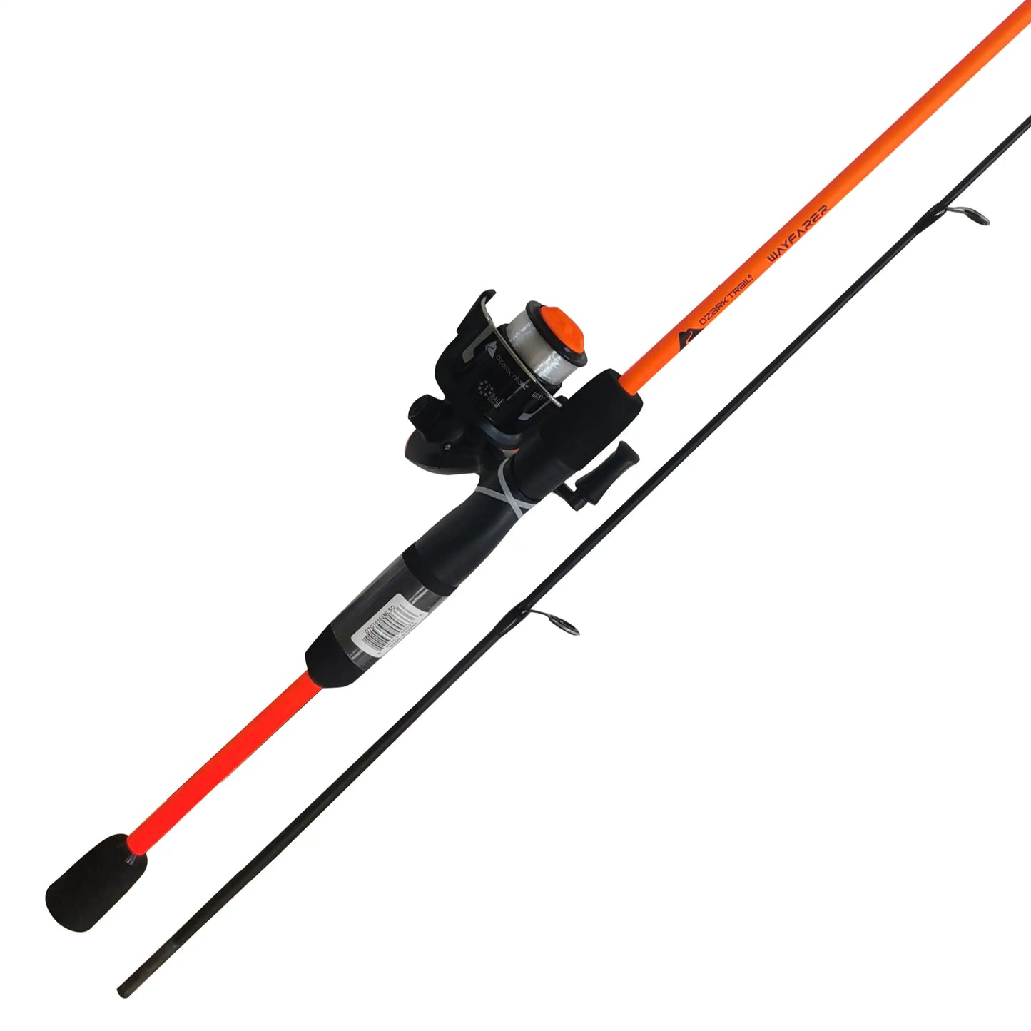 Wayfarer Spinning Fishing Rod and Reel Combo, Orange