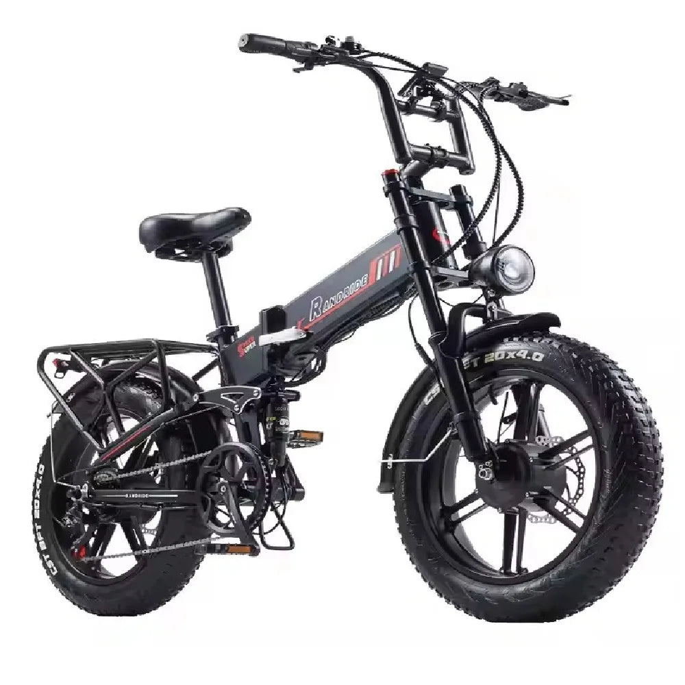 Electric EU UK Stock Bike 2025 Best Selling Electric Bike  YX20M PLUS 48V 2000W 20Ah 4.0 Tyre Wheel Fat Tire