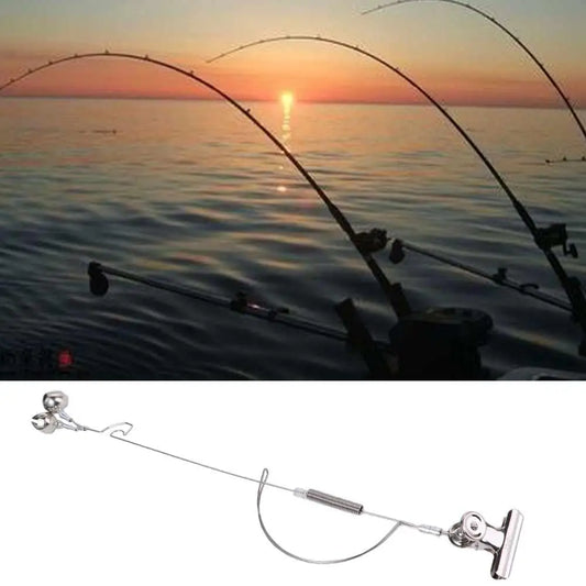 Fishing Equipment Stainless Steel Fishing Rod Bite Bait Alarm Anti-corrosion Anti-rust Easy To Use Durable Night Fishing