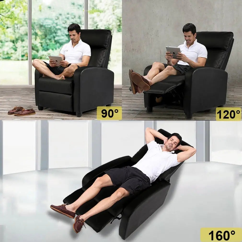Recliner Chair for Living Room Recliner Sofa Wingback Chair Single Sofa Accent Chair Arm Home Theater Seating Modern