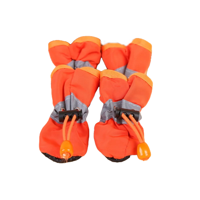 4 PCS set Of Waterproof Pet Dog Shoes, Anti Slip Soft Soled Rain Boots, Kitten Dog Shoes, Puppy Pet Boots, Pet Paw Accessorie