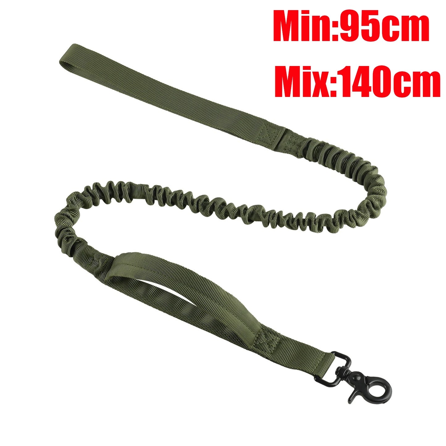 Reflective Shock Absorbing Pet Dog Leash with Car Seatbelt for Large Dogs Heavy Duty Tactical Bungee Dog Leash No Pull Dog Leash