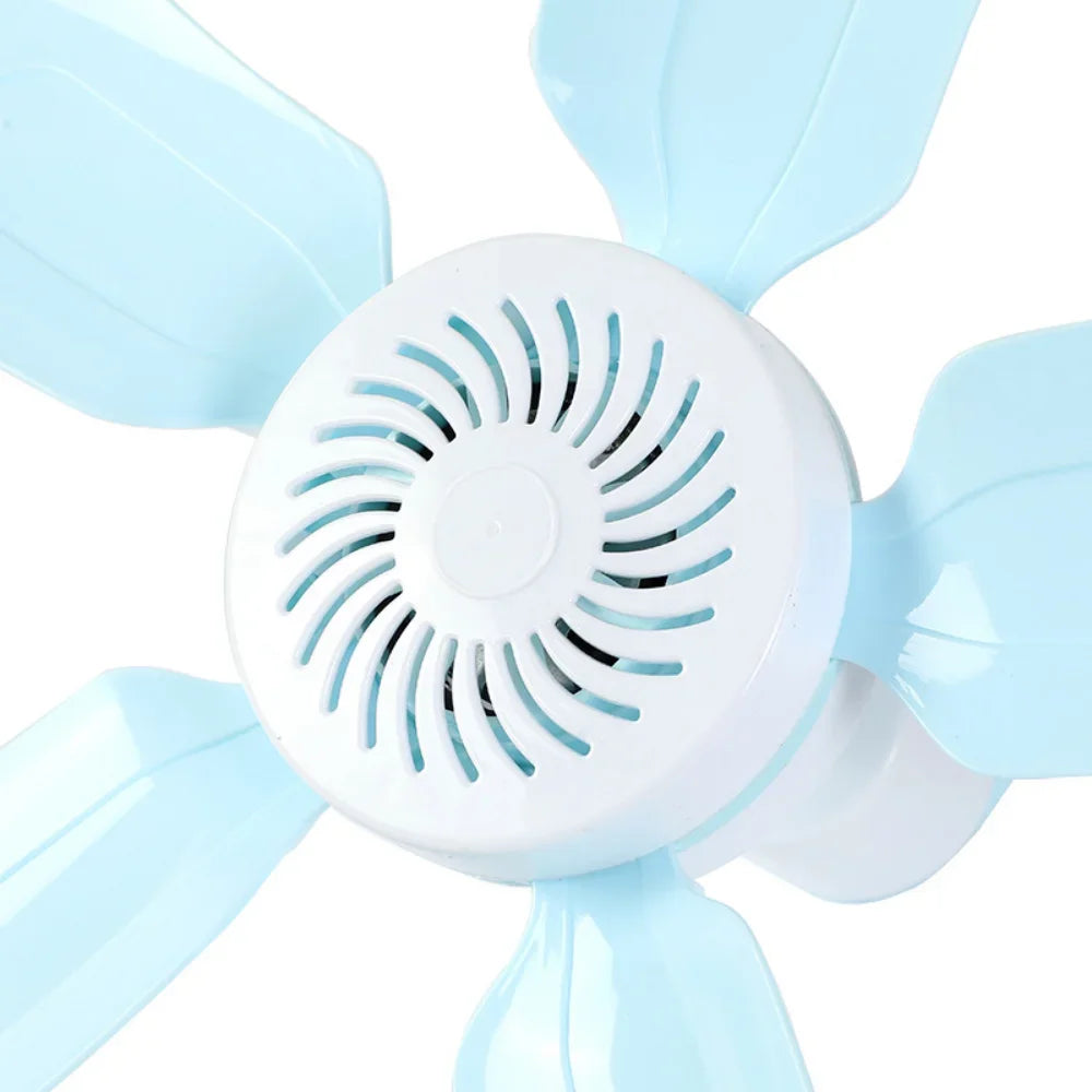 Ceiling Fan Quiet Electric with Remote Control Large Wind Switch Breeze Ideal for Dormitory Students Bed Mosquito Net Household