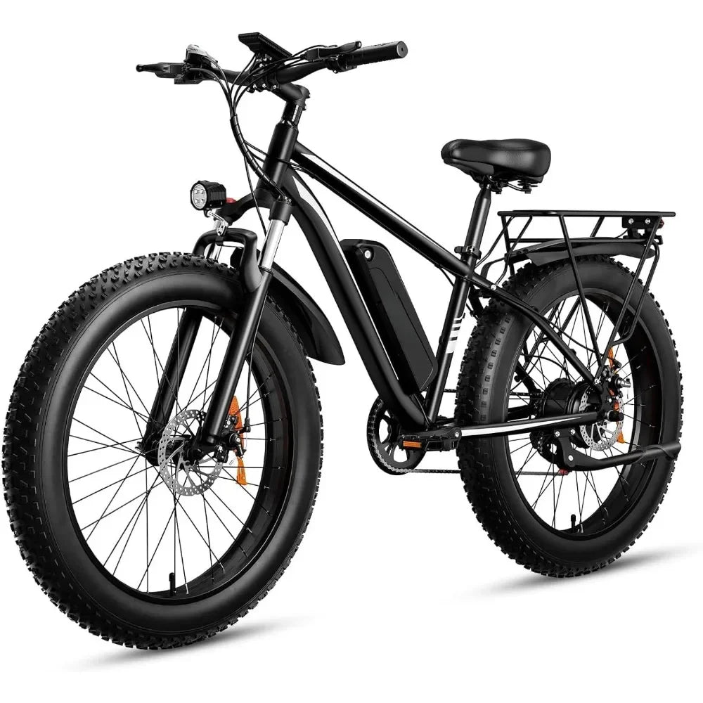 Electric Bike for Adults 1500W Electric Bicycle Battery Electric Bike 26" Fat Tire Mountain 32mph 7 Speed Gears Electric Bike
