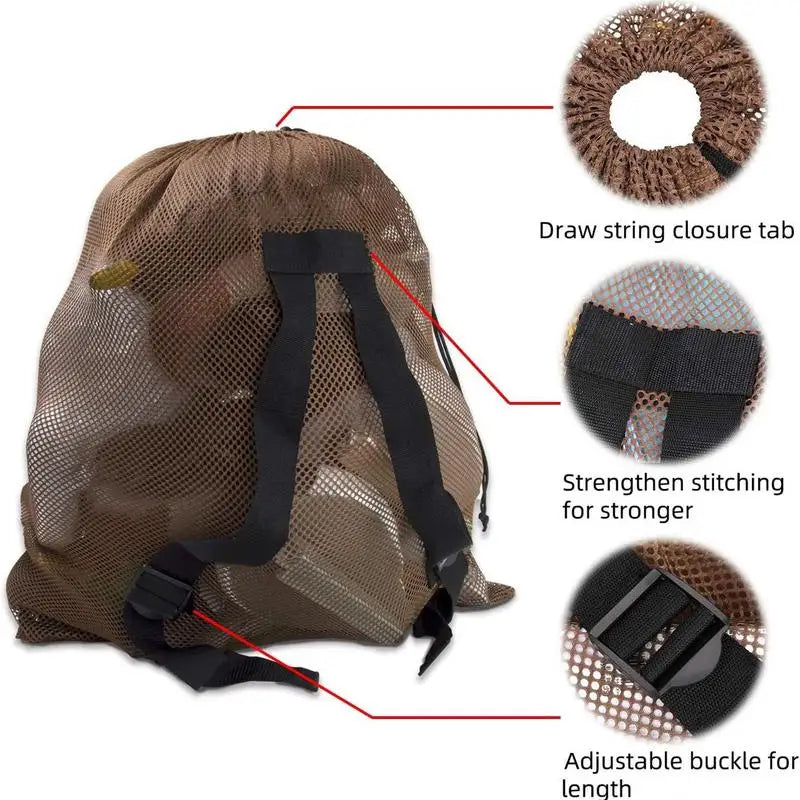Duck Hunting Decoy Bag Decoy Bags Duck Hunting Gear Lightweight Turkey Hunting Decoy Bag With Adjustable Straps For Backpack