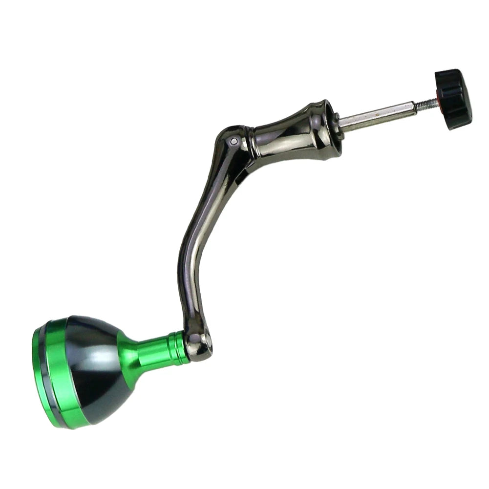 Fishing Reel Replacement Power Handle Full Metal Rocker Arm Crank Spinning Reel Handle Grip For Spinning Fishing Reel Accessory