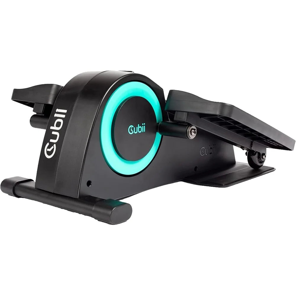 Under Desk Elliptical Mini Bike Pedal Exerciser Adjustable Fitness Machine Home Office Workout Low Impact Leg Exerciser LCD