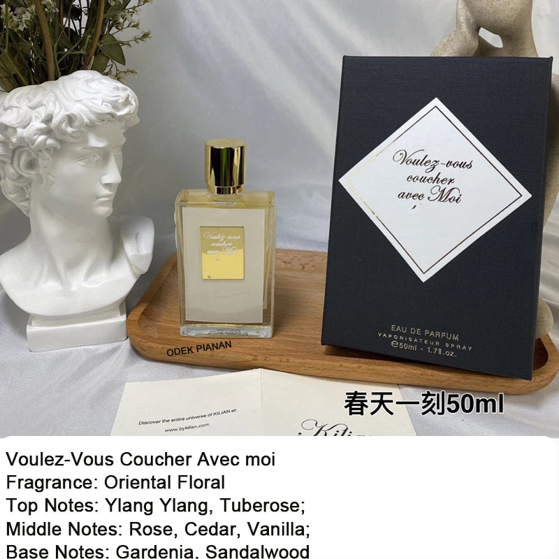 50ml Brand Love Don't Be Shy Women Perfume Long Lasting Atomizer Sexy Lady Fragrance Wood Colognes Men's Dating Fragrance