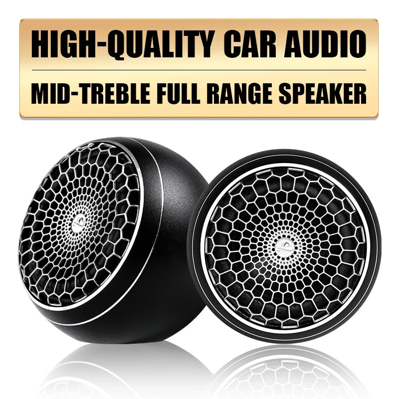 2pcs Car audio modified speaker, car full range three-way midrange speaker, audiophile vocal surround speaker