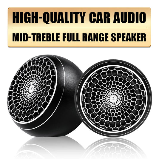 2pcs Car audio modified speaker, car full range three-way midrange speaker, audiophile vocal surround speaker