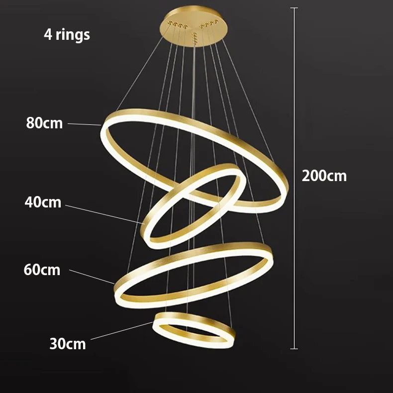 Nordic home decoration, stair chandelier, living room and dining room Pendant lights, ceiling light, indoor lighting